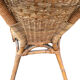 Pair of rattan chairs for outdoor indoor garden living room