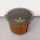 Table basse ronde teck italienne bar pivotant de Eugenio Gerli pour Tecno