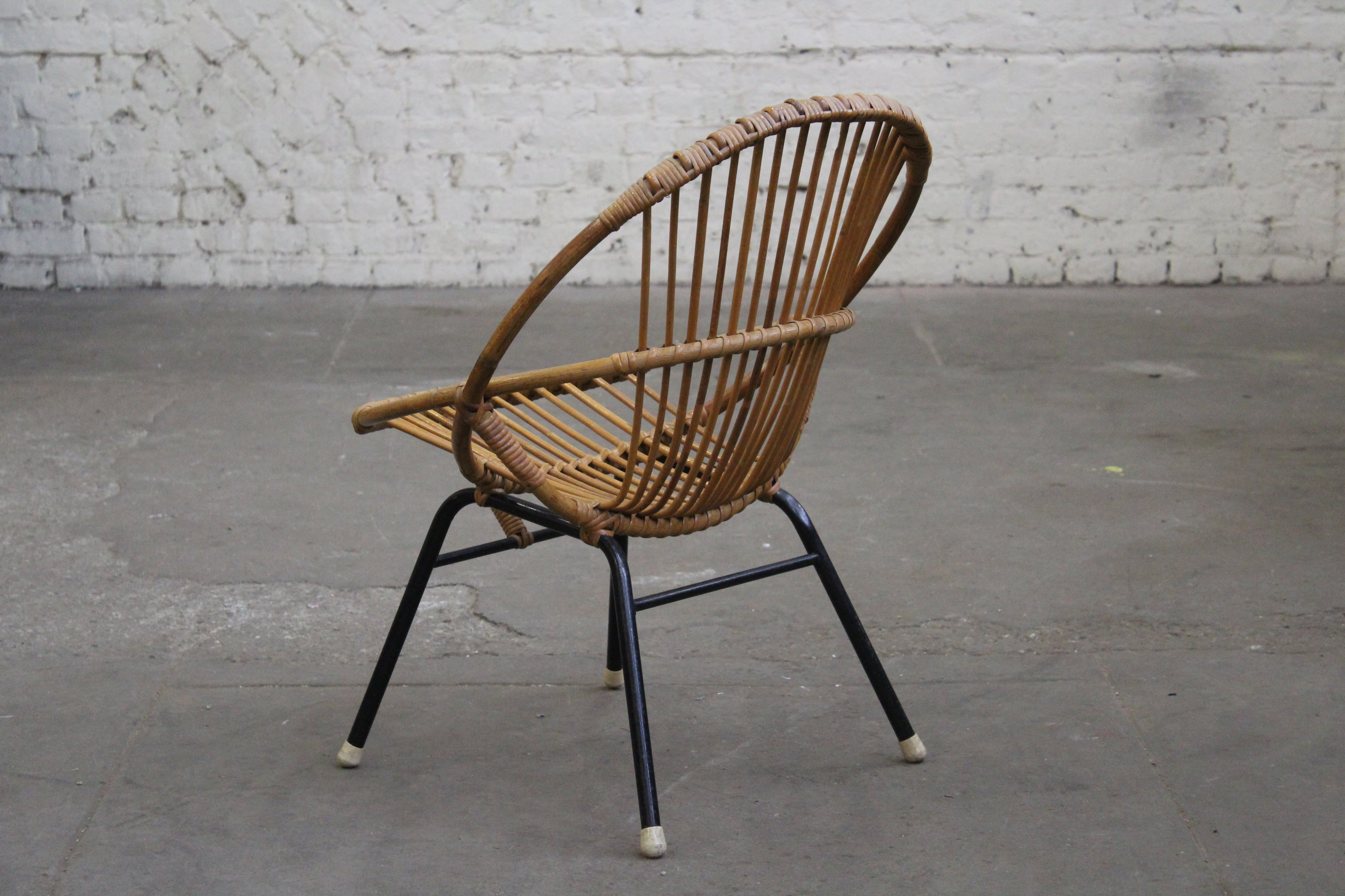 Armchair child vintage rattan Rohe Noordwolde