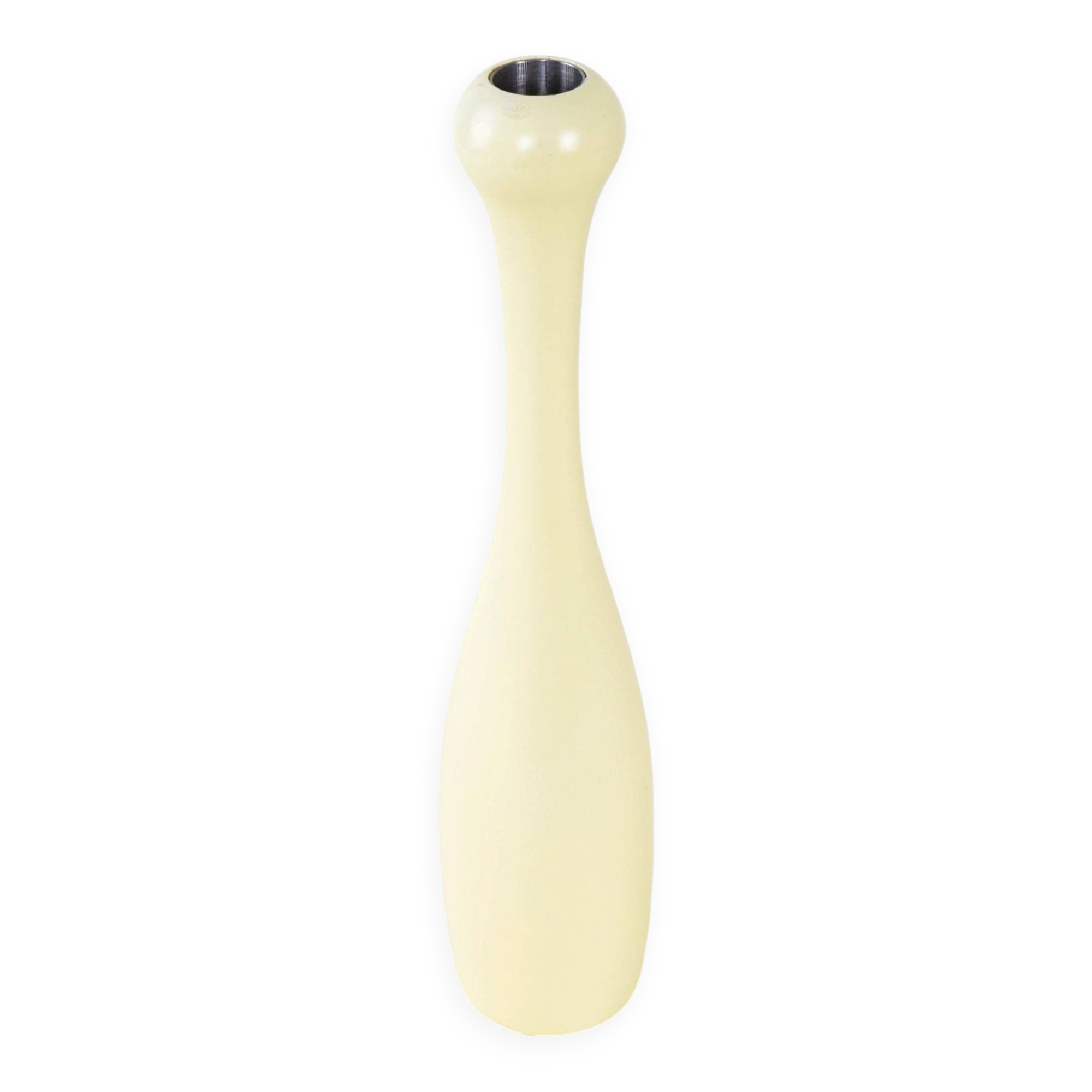 Pastel-colored candlestick, Danish design, 1970s, made in Denmark