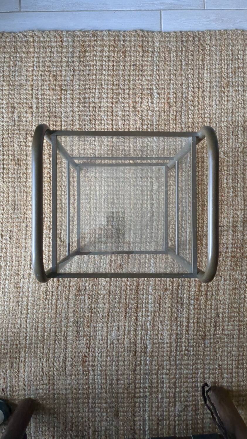 Old copper art deco selette from the 40s