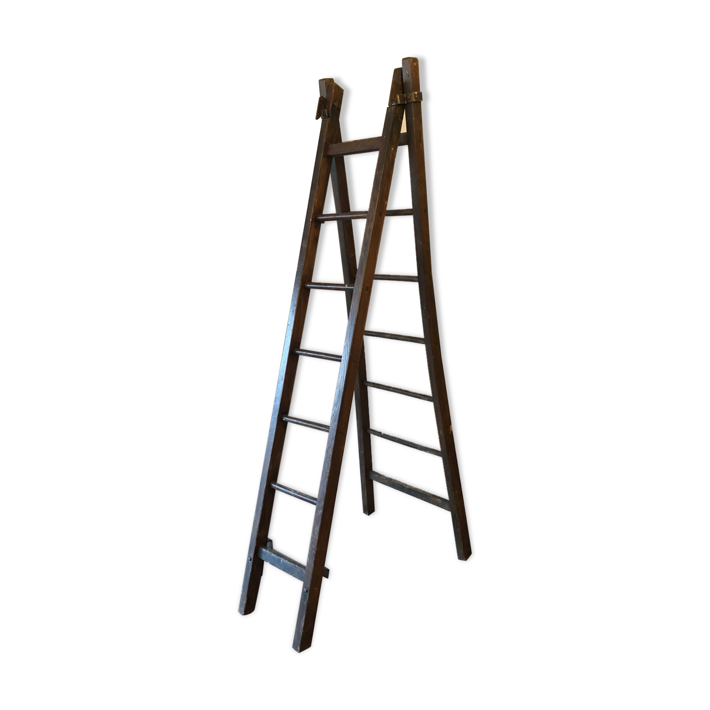 Old wooden stepladder