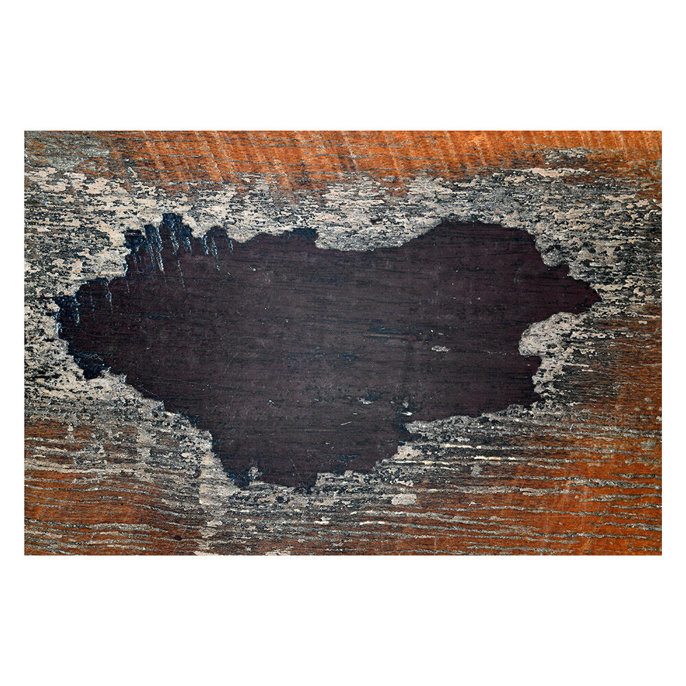 Wooden bench with 3 mirrors