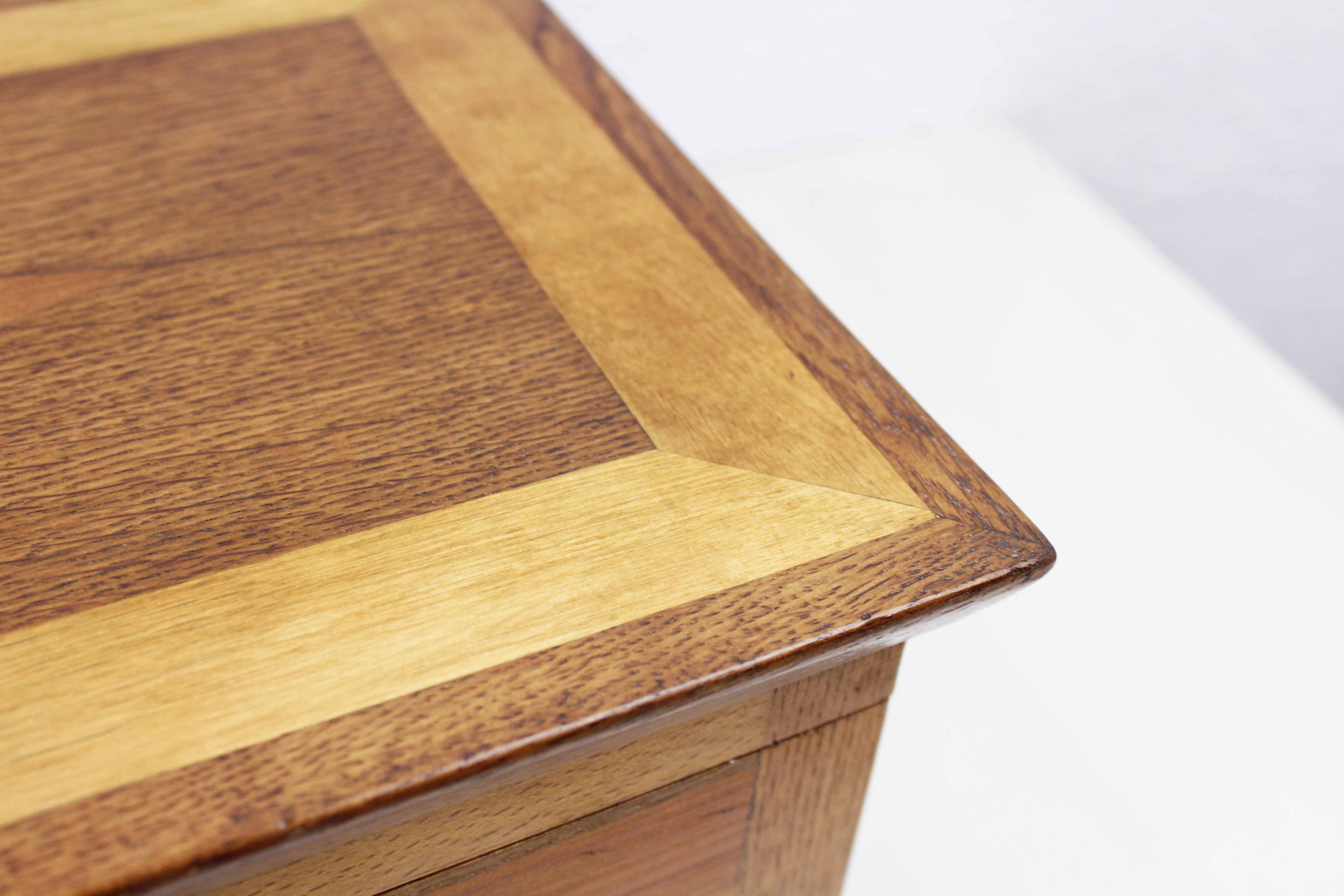 Solid wood chest