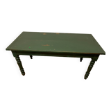 Table patine verte