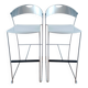 Two bar chairs, Juliette model by Baleri