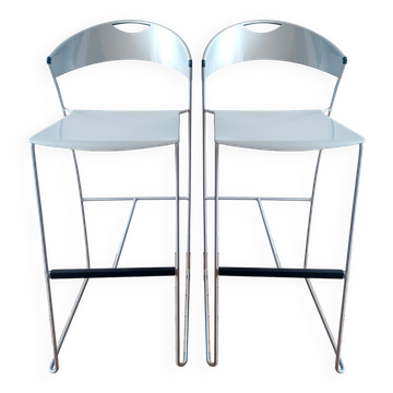 Two bar chairs, Juliette model by Baleri