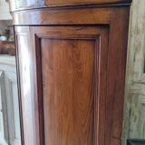 Corner cabinet in solid ash, circa 1840