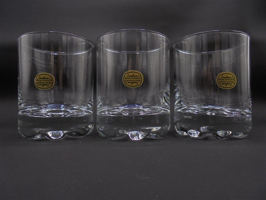Trio of whisky glasses