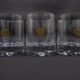 Trio of whisky glasses
