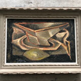 Tableau huile sur panneau signé Gino Gregori.