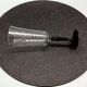7 vintage black foot flutes onyx model from luminarc france