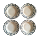 Creuse plates Sarreguemines model "nuts"