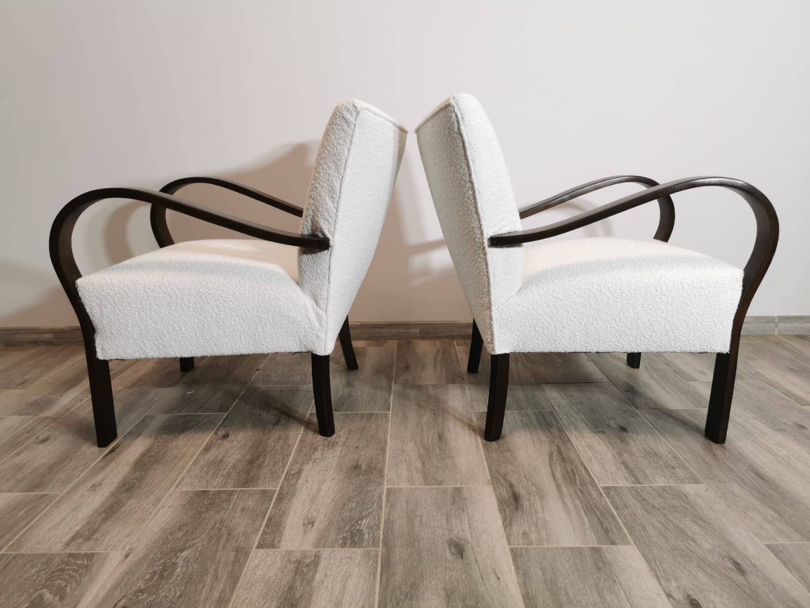 Art Deco Lounge Chairs, Set of 2