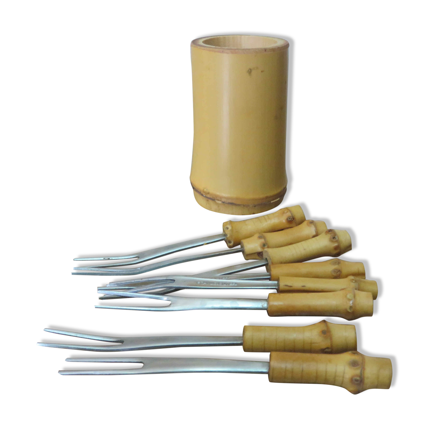 Door aperitif spades bamboo sleeves 60s 70s