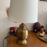 Gold metal lamp