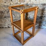 Vintage pine side shelf / coffee table from the 80s-90s