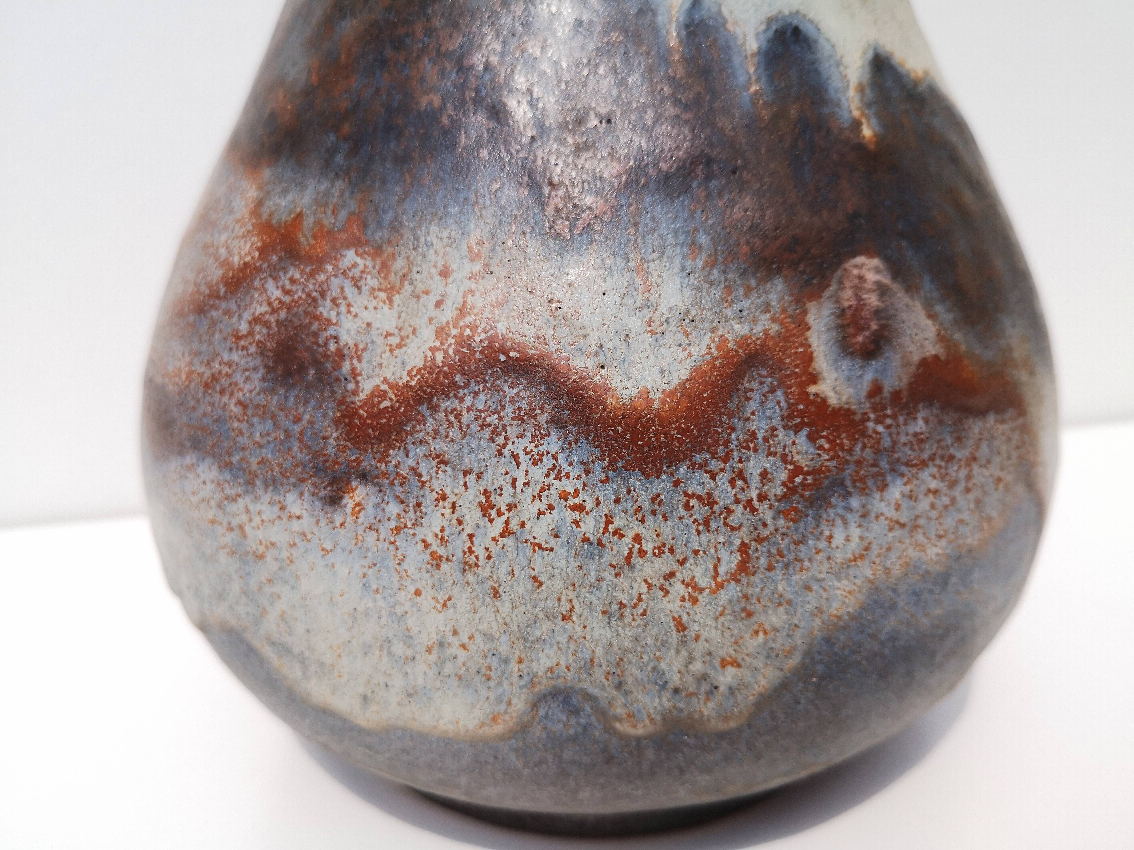 Vase vintage ruscha art en céramique