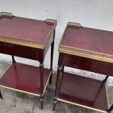 Pair of bedside Louis XVI style