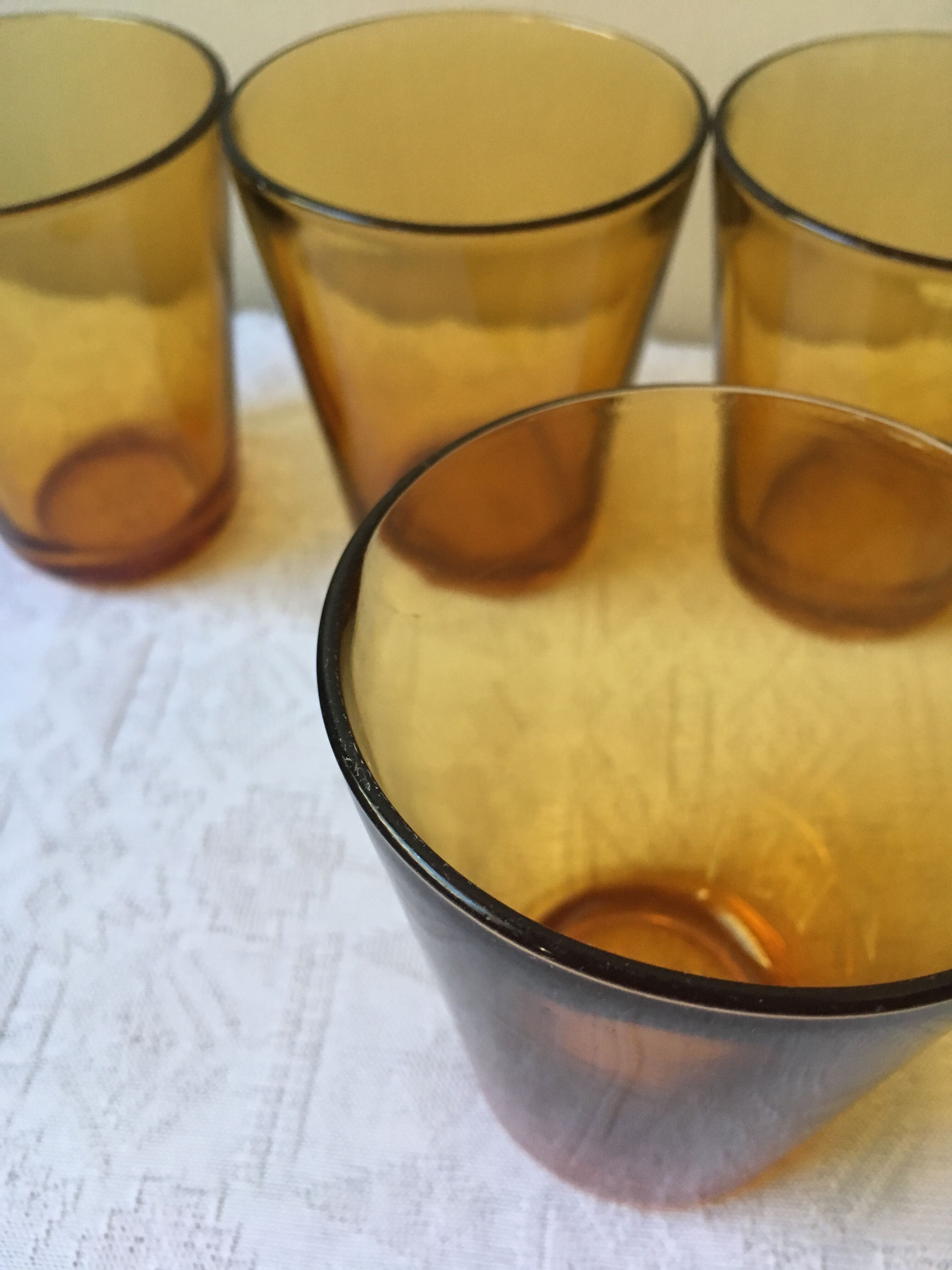 Set of 4 Vereco water glasses