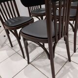 Set of 6 bistro chairs from the 1970s