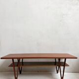 Large vintage Scandinavian teak coffee table by Kurt Østervig - 1950s