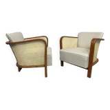 Art Deco Bauhaus armchairs by Lajos Kozma for Thonet Mundus