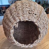 Woven rattan pendant light - H38cm