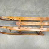 1930s Czech Oak Art Deco Sled