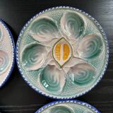 Set of 4 oyster plates