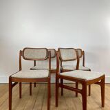 Set of 4 rosewood chairs Johannes Andersen