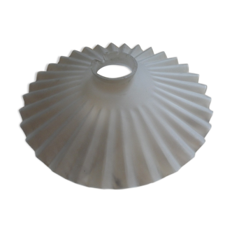 Abat-jour en verre dentelée années 40/50