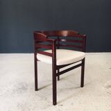 Mid-Century Modern Curved Dining Chairs, Italy, 1970s, Set of 6