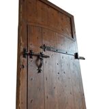 hand-forged studded castle doors + frame from the 1800s/1900s
