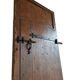 hand-forged studded castle doors + frame from the 1800s/1900s