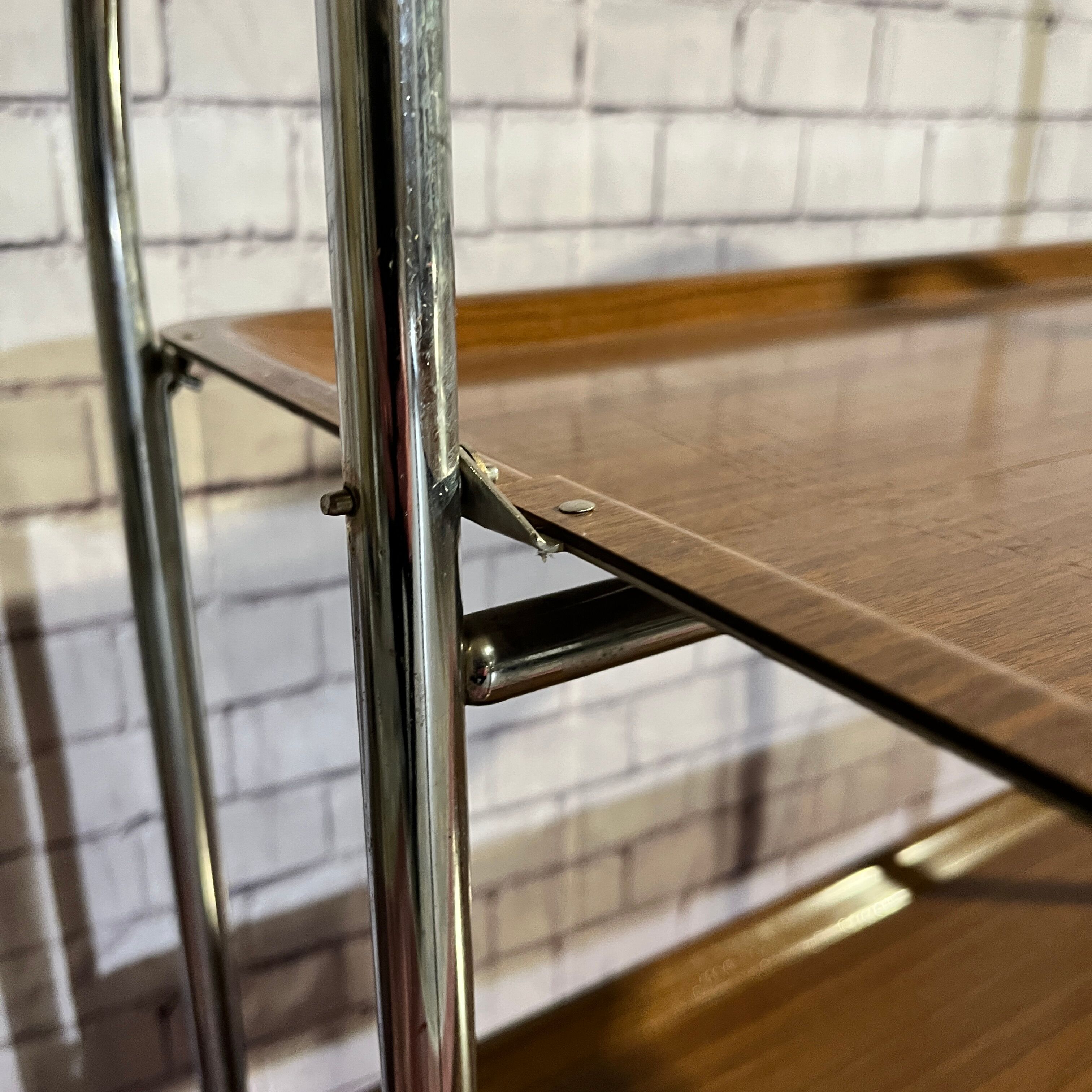 Vintage foldable service trolley