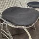 4 metal mesh chairs