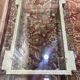 Coffee table with Corinthian columns and glass top