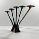 Large bronze candle holder by Klaus Ullrich 1950's