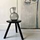 Modernist carafe / vase in blown tinted glass, circa 1970 / 80.