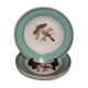 4 vintage hollow plates decorated with birds