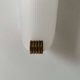 Pair of vintage brass and perspex wall lights, France 1960