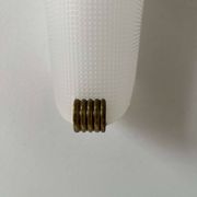 Pair of vintage brass and perspex wall lights, France 1960