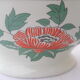 Saucière en faïence de Salins modèle Coquelicot