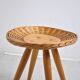 Rattan stool by Jan Kalous for Úluv 1960s