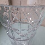 Cut crystal vase