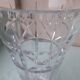 Cut crystal vase