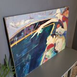 Painting Alain Richard oil on panel