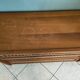 Commode vintage rotin et chene annèes 60