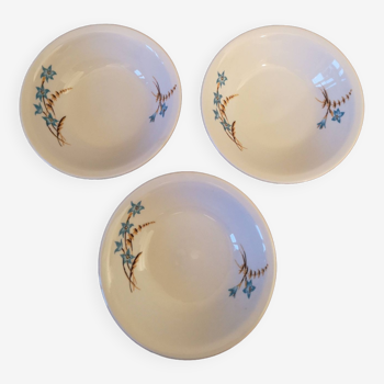 Three small vintage porcelain bowls signed, cups